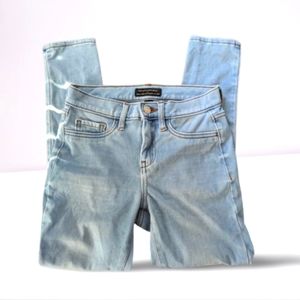 Banana Republic Super Stretch Legging Fit Jeans, Light Wash, Size Petite 25/0
